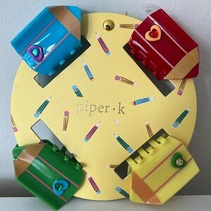 Piper k back to school hairclips